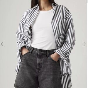 Levi's Black Jean Shorts
